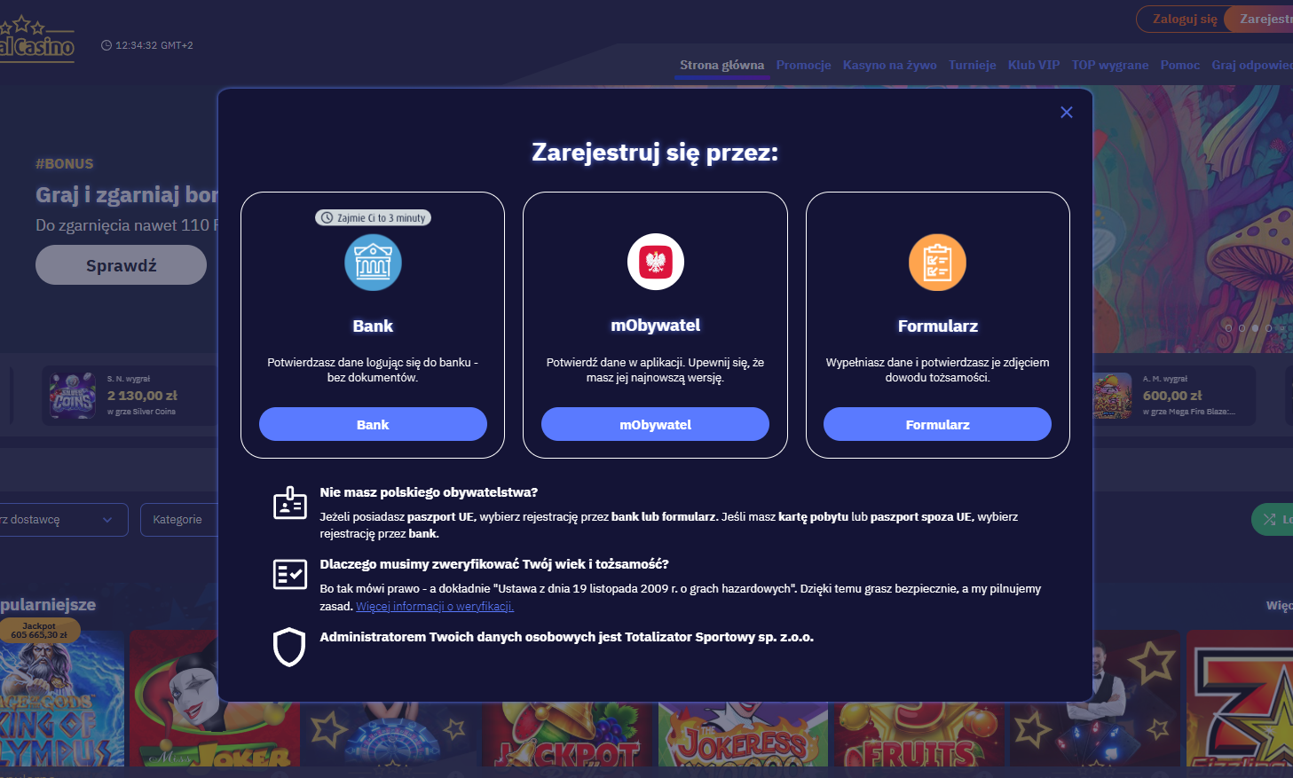 Bonus za rejestrację w Total Casino – warunki i aktywacja — kasyno 100 zł za rejestrację